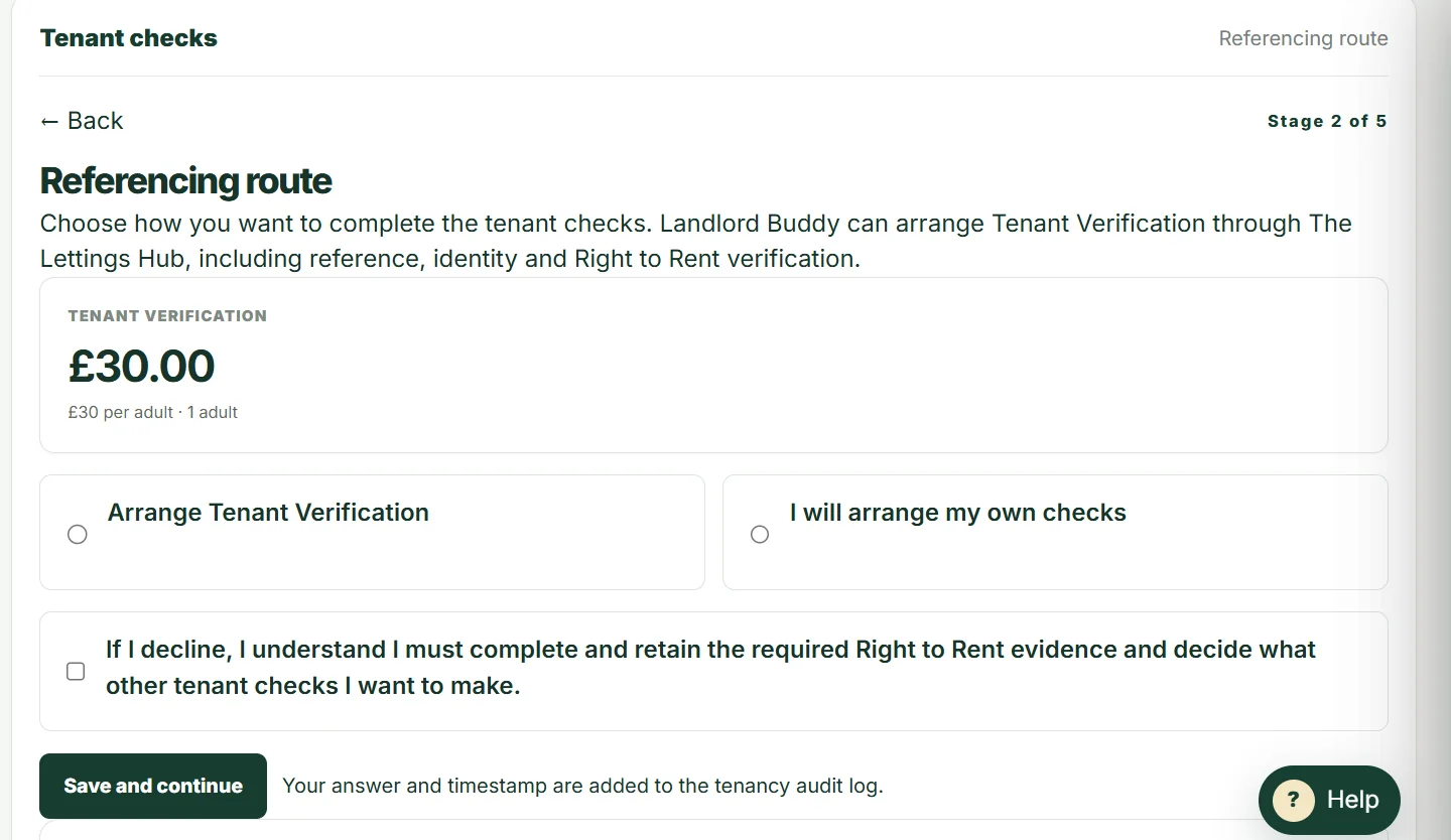 Choose the referencing route